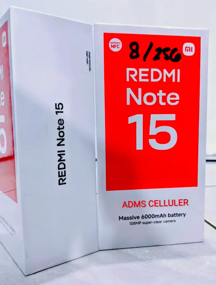 REDMI NOTE 15 8/256 DAPATKAN FREE KUOTA DATA, GRATIS ANTAR SMP RUMAH