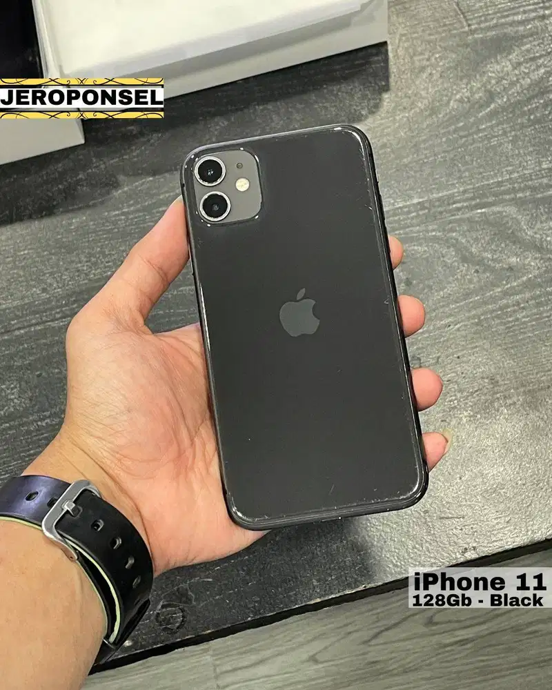 IPHONE 11 128GB BLACK EX INTER GARANSI TOKO ORIGINAL TERMURAH