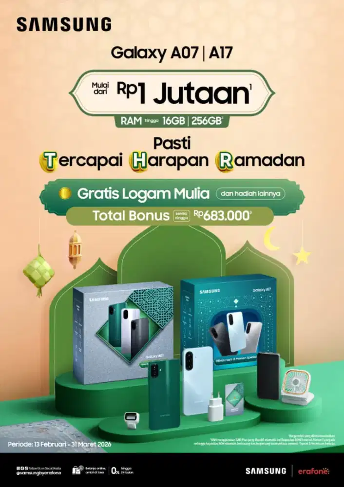 Samsung Galaxy A07 A17 Ramadan sale