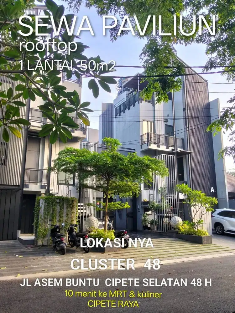 Disewakan Paviliun