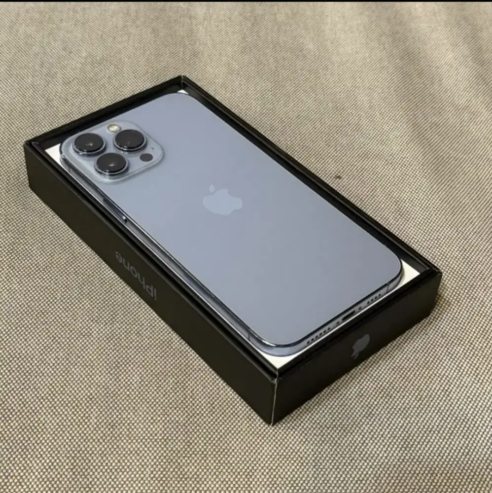 Iphone 13 Pro Max 128Gb Sierra Blue Ex Garansi Resmi IBox,bisa TT