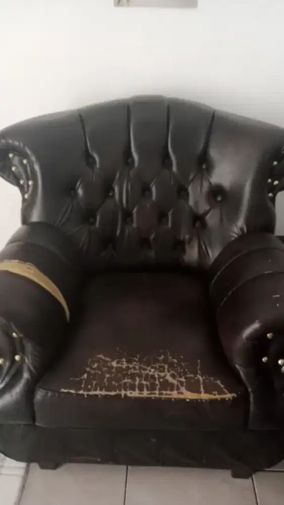 Jual sofa jaguar bekas 3 kursi