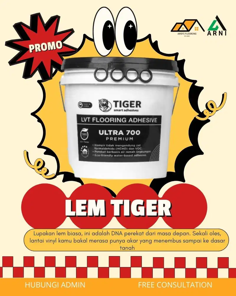 LEM TIGER ULTRA PREMIUM|Lem Putih Perekat KUAT ANTI LEPAS