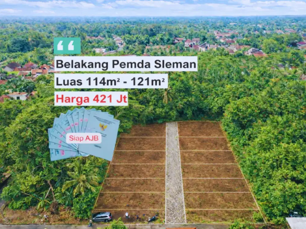 Tanah SHM Siap Bangun Di Barat Monjali Jogja