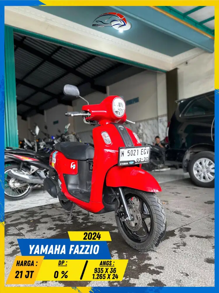 YAMAHA FAZZIO 2024 LIKE NEW BOSSKU HIKMAH MOTOR KEPUH MALANG