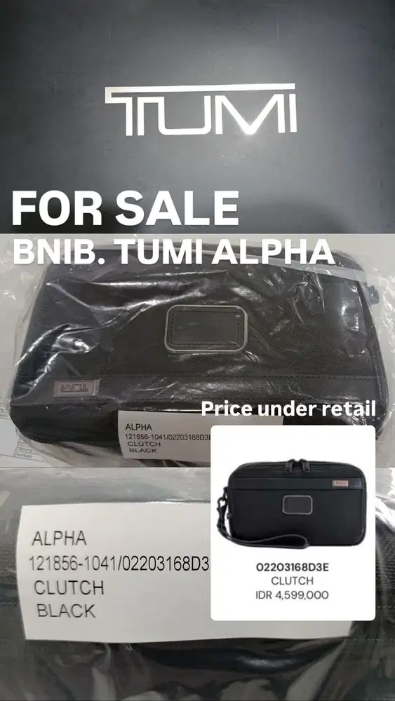 Pouch Clutch Tumi Alpha
