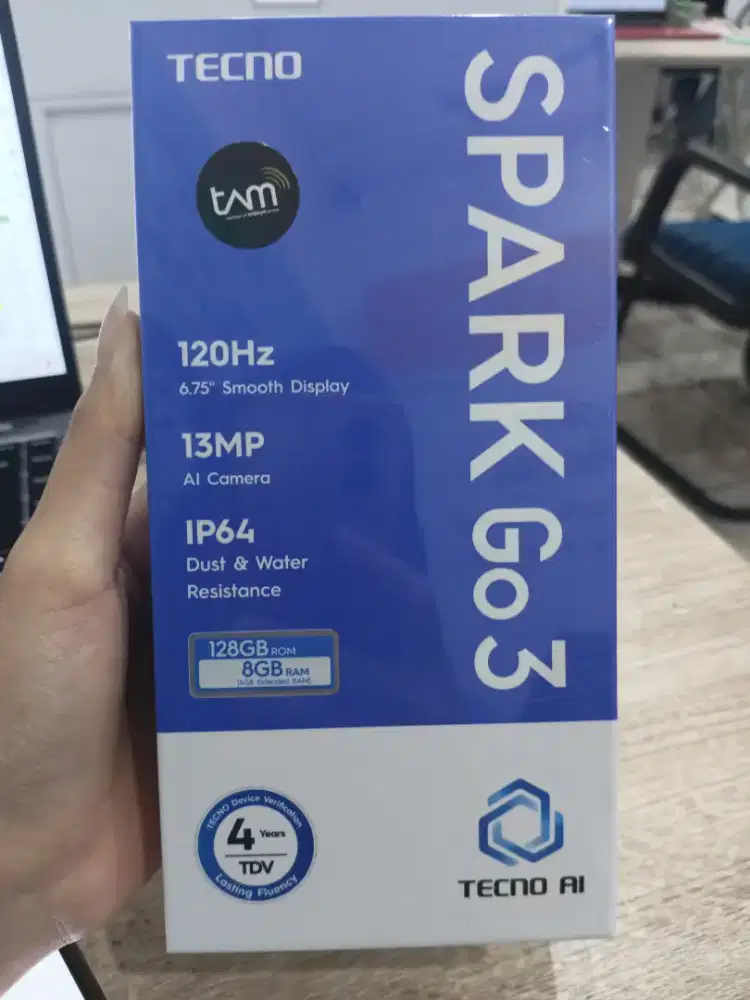 Tecno Spark Go 4/128 New Garansi Resmi Promo Bandung
