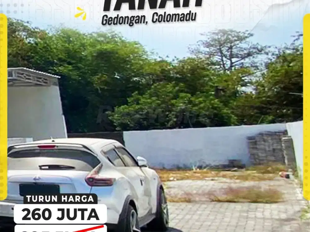 Dijual Tanah kapling 118Meter Siap Bangun di Cluster Gedongan Colomadu Kra