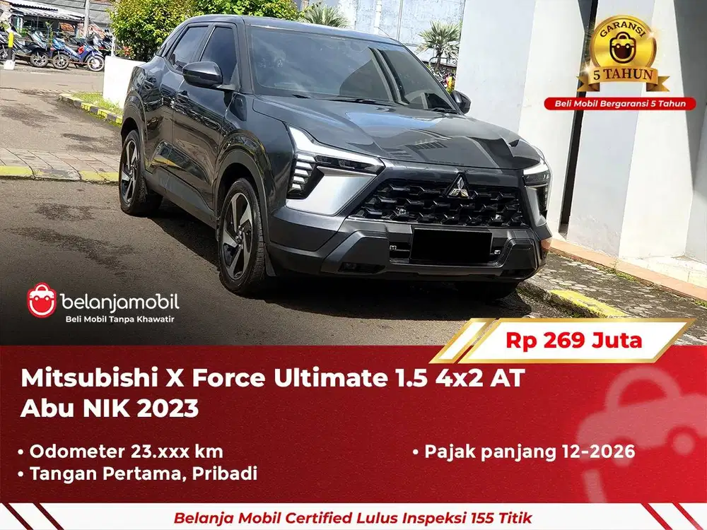 [ GARANSI 5TH ] Mitsubishi XForce X Force Ultimate 1.5 AT 2023/2024