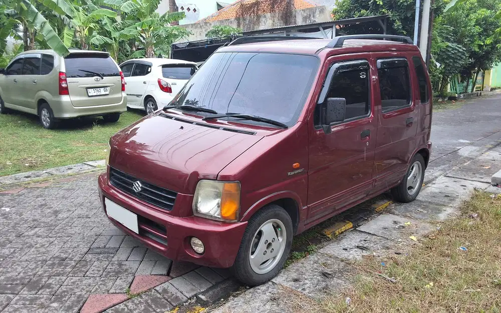 Suzuki Karimun merah maroon tahun 2000