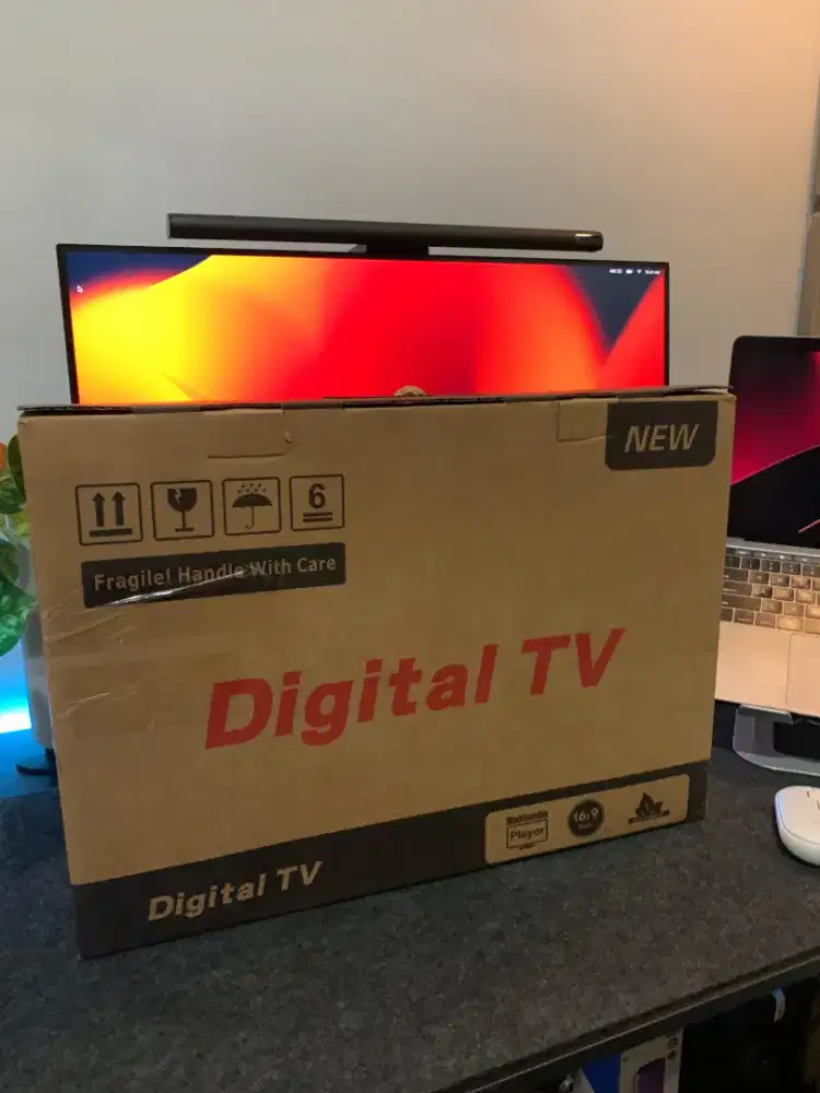 TV/Monitor EXPOSE 19 inch IPS BARU Fullset Support Wifi