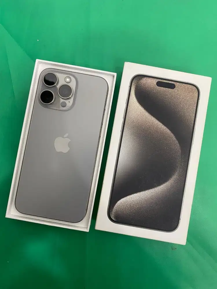 Iphone 15 pro max 256GB natural titanium ex ibox