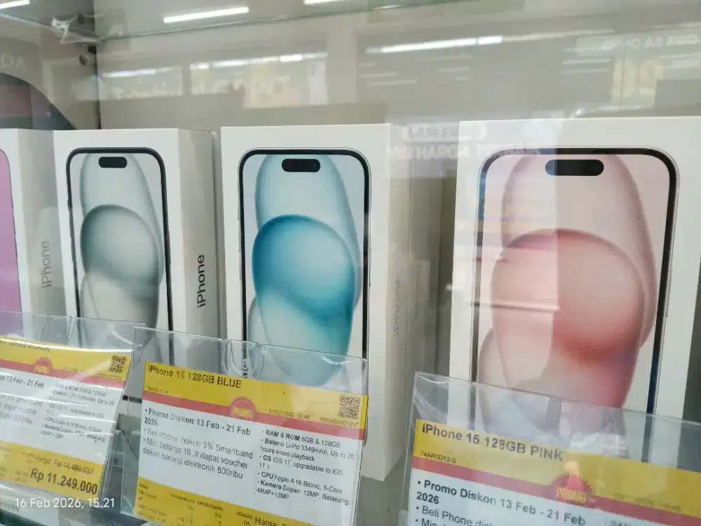 Iphone 15 resmi, Cicilan tanpa DP, tanpa bunga. Cukup KTP saja