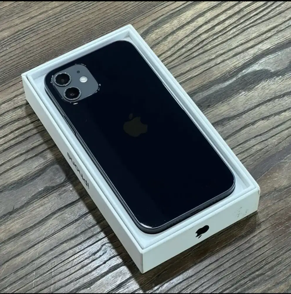 Iphone 12 Mini 256GB Midnight Ex Garansi Resmi IBox,bisa Tukar Tambah