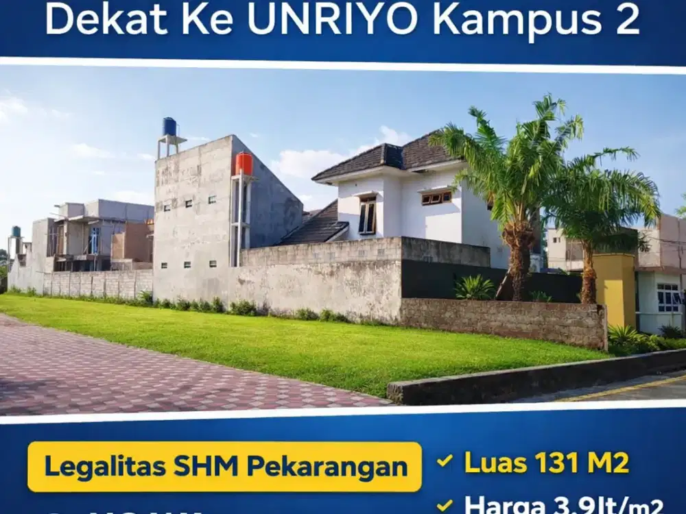 Tanah Maguwoharjo 3 menit dari  UNRIYO kampus 2