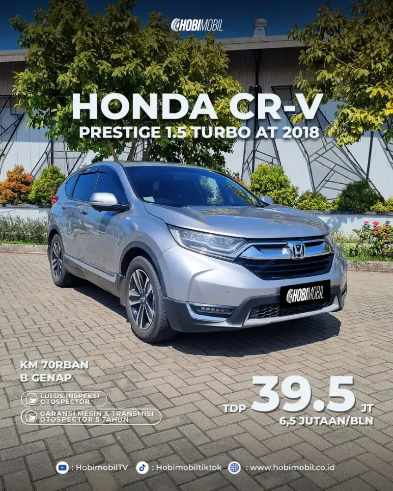 CRV Prestige 1.5 Turbo AT Thn 2018