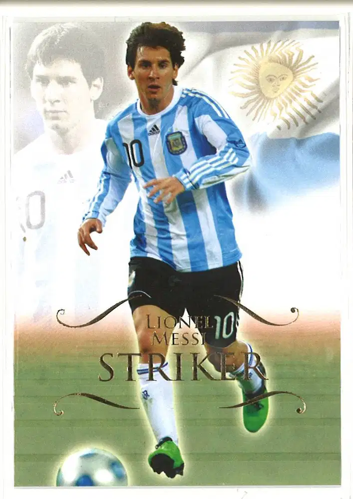 Kartu Bola Lionel Messi Futera Unique 2011
