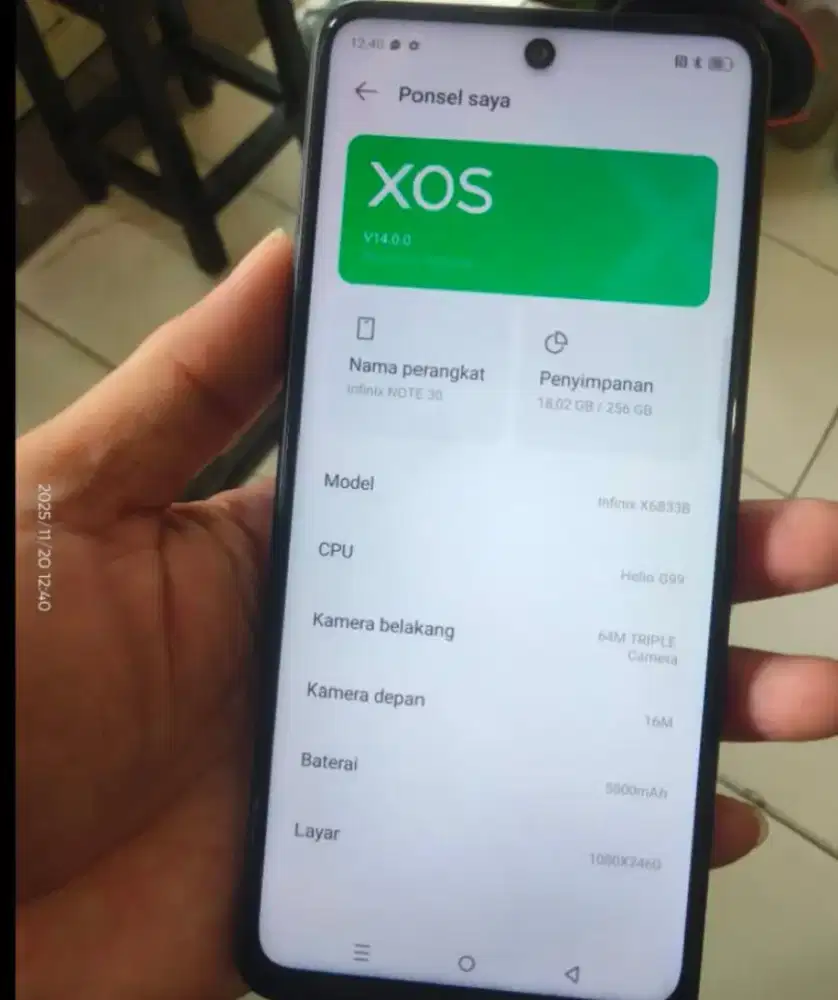 Invinix NOT30 8+8/256