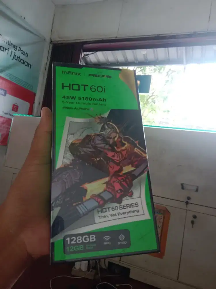 New infnix hot 60i ram6/128 garansi resmi 1 tahun
