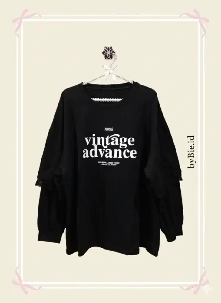 Preloved in JP Kaos Lengan Panjang Vintage Advance