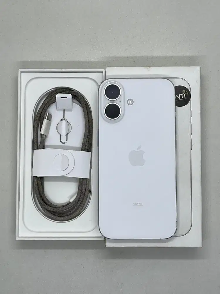 iPhone 16 128GB Resmi ex iBox White