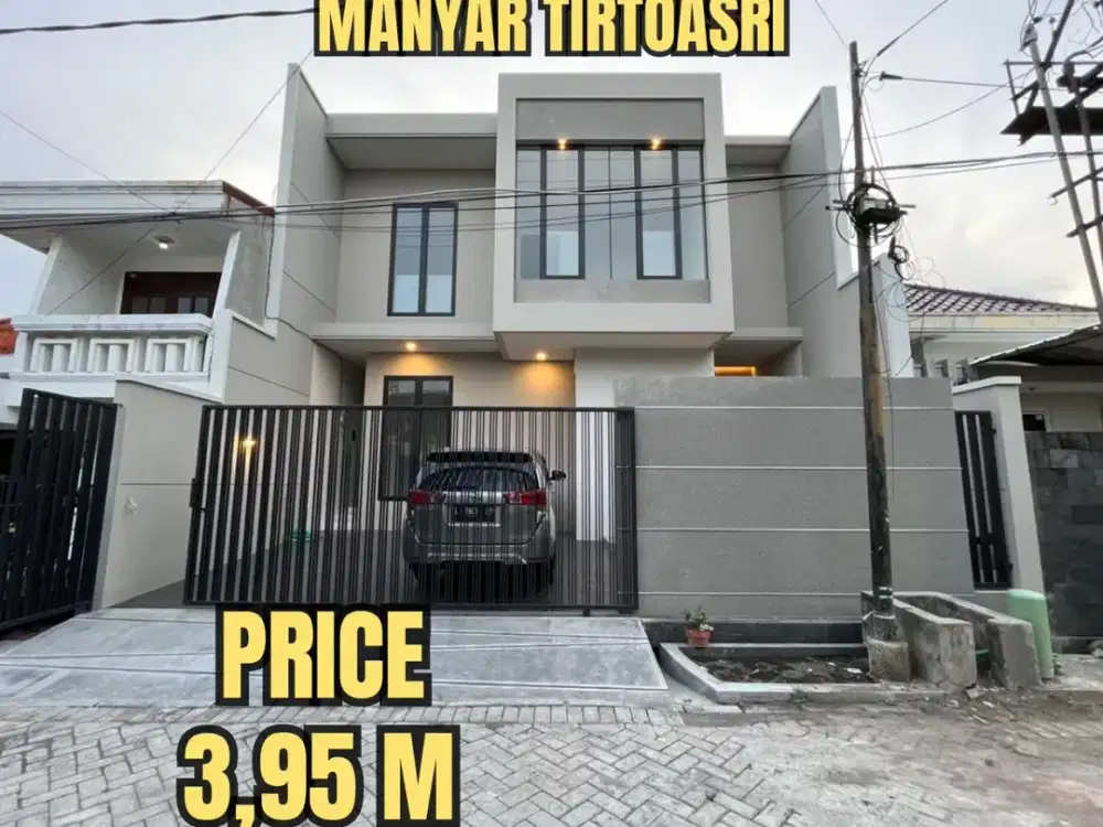 ‼️BARU GRESS MEWAH‼️RUMAH MEWAH MANYAR TIRTOASRI KLAMPIS DHARMAHUSADA, 2 LANTAI