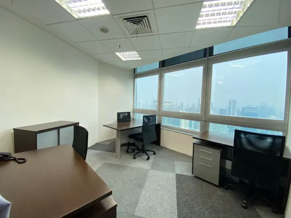 Kantor Sewa Di Jakarta Pusat Wisma 46 for 7 Pax Dekat MRT