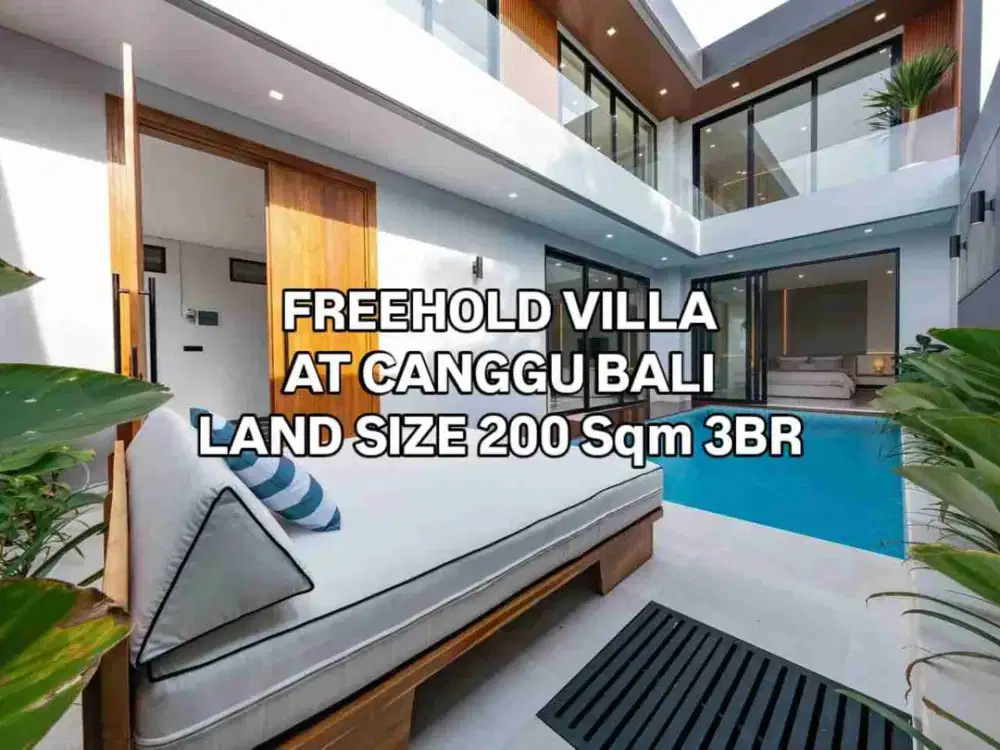 Villa Baru berlokasi di Berawa Canggu Kuta Utara Bali