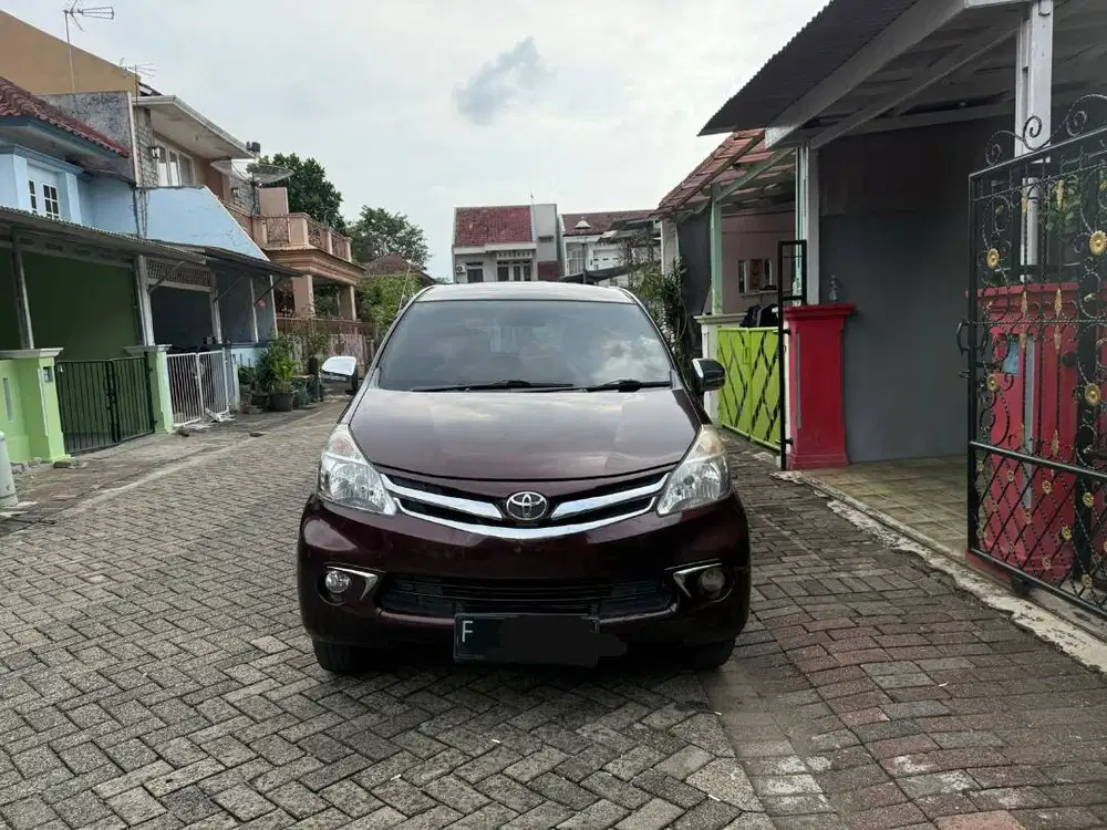 Toyota Avanza 2012 Tipe G 1.3 Manual Bensin