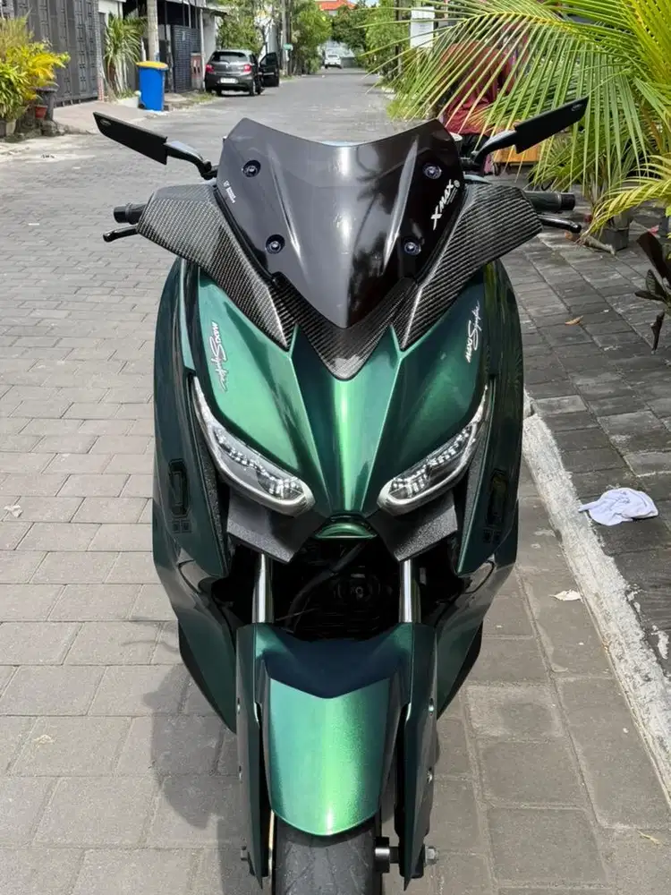 Xmax 250 Green Plat Baru