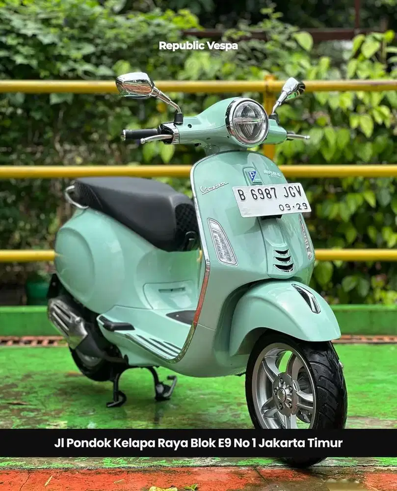 Piaggio Primavera 150 IGET ABS LED NEW MODEL Th 2024 WARNA GREEN