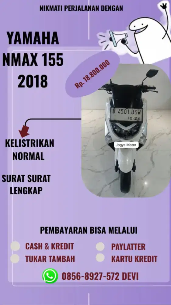 D - Yamaha nmax old th 2018 nego sampai jadi