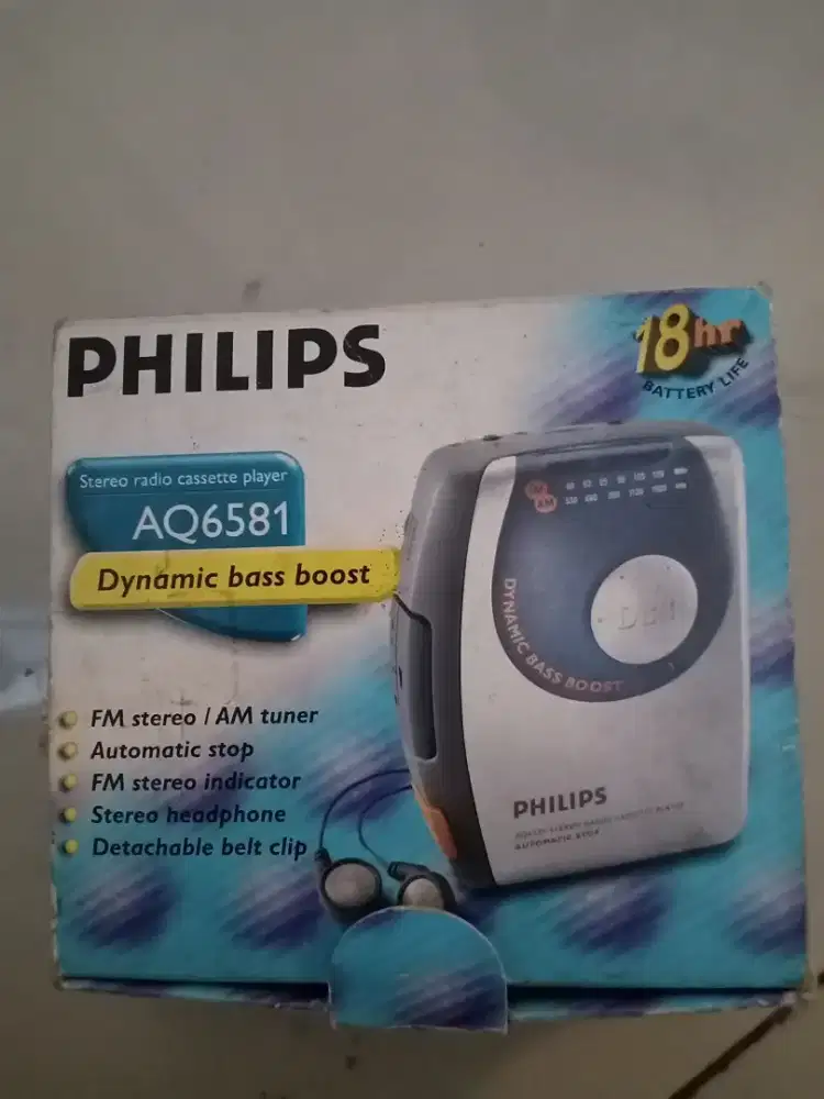 Philips AQ6581 dynamic bass boost