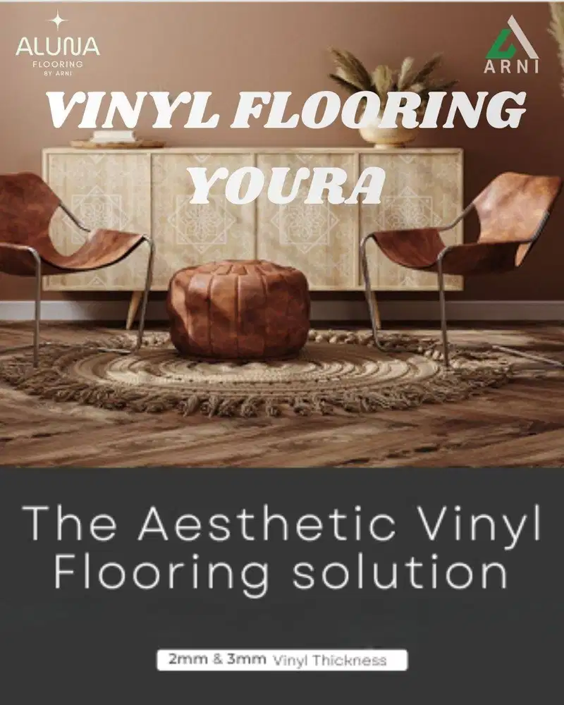 lantai vinyl planks tebal 2 & 3mm, dekorasi lantai motif wood, dekoras