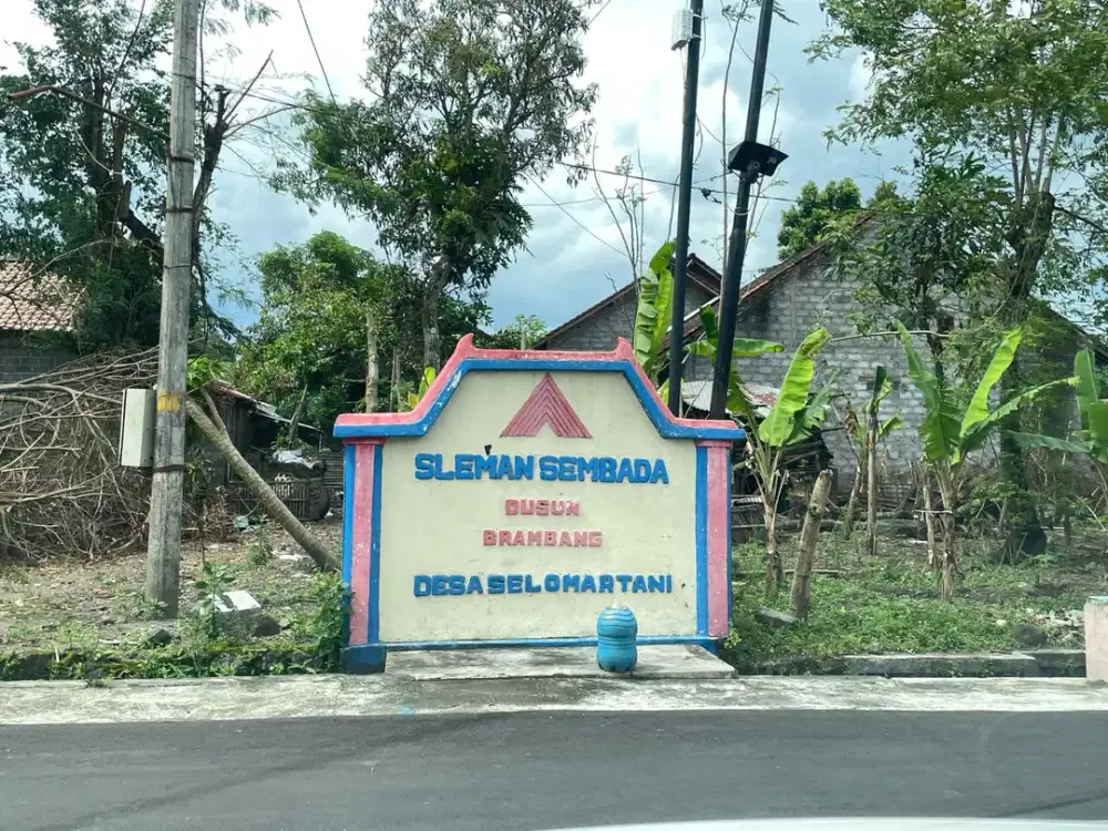 Tanah Area Purwomartanai Kalasan 2 Jutaan Legalitas SHM