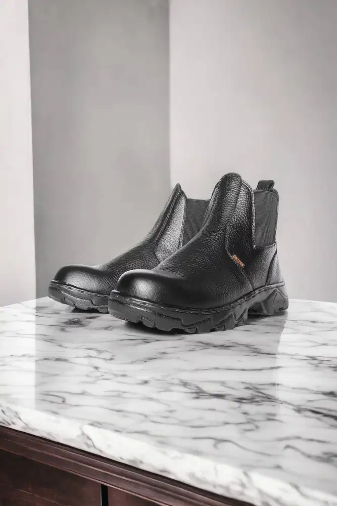 Optimal Sepatu safety pekerja perbengkelan Gunung Putri