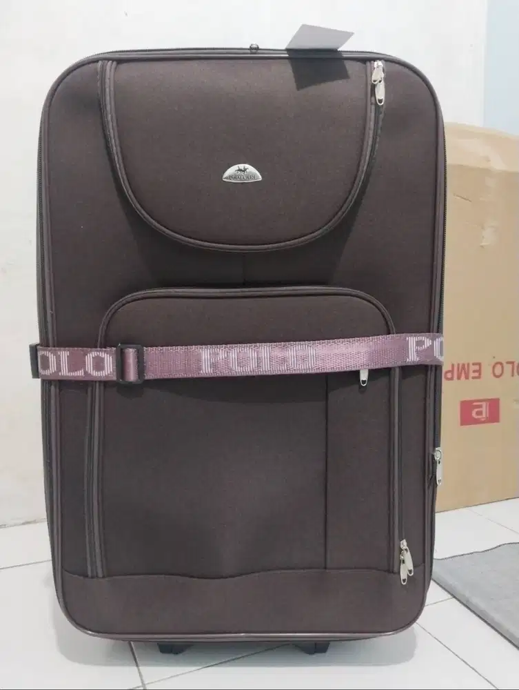 Koper 28 inch Tas Koper Polo Twin coklat