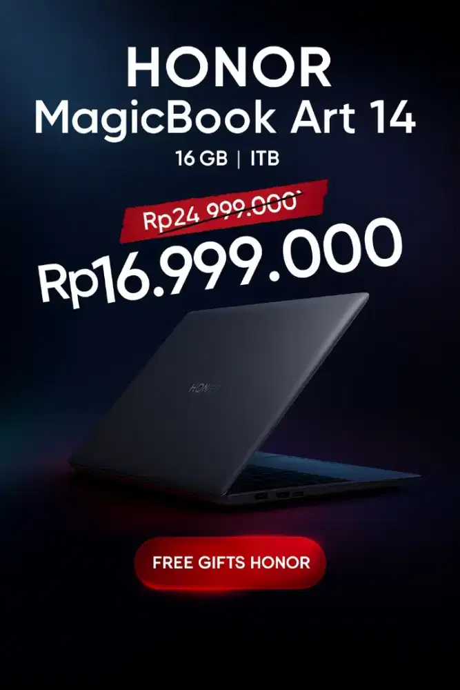 PROMO LAPTOP HONOR MAGICBOOK ART 14 RAM 16GB INTERNAL 1TB