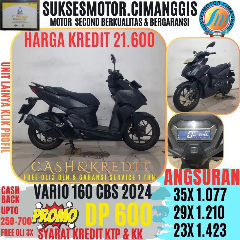 DP 600 VARIO 160 CBS PROMOTERMURAH CASHBACK UPTO700RBU FREEOLI3X