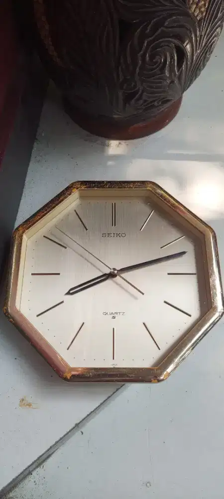 Jam Dinding Seiko Prisma segidelapan