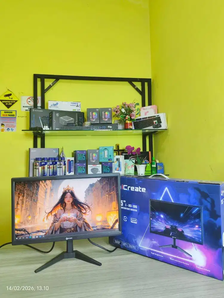 Monitor new led wide 19 inch hdmi