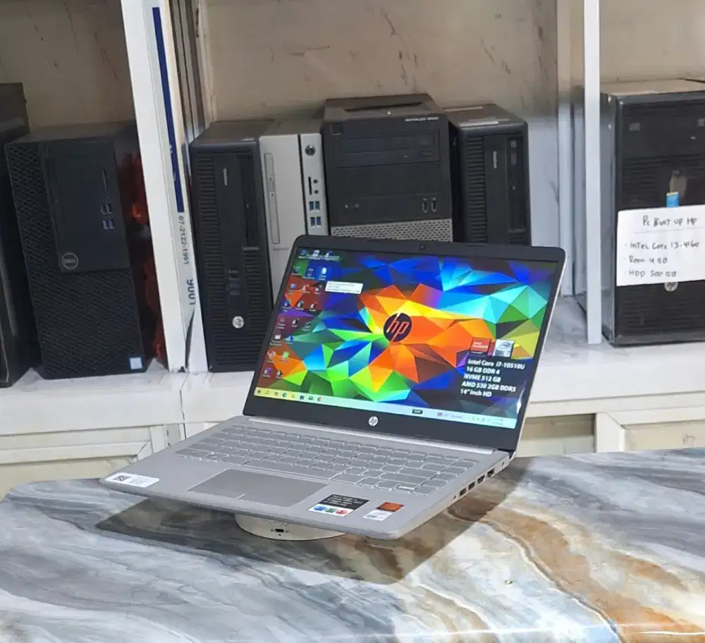 LAPTOP HP CORE i7 GEN 10 DUAL VGA LAPTOP GAMING DESIGN EDITING