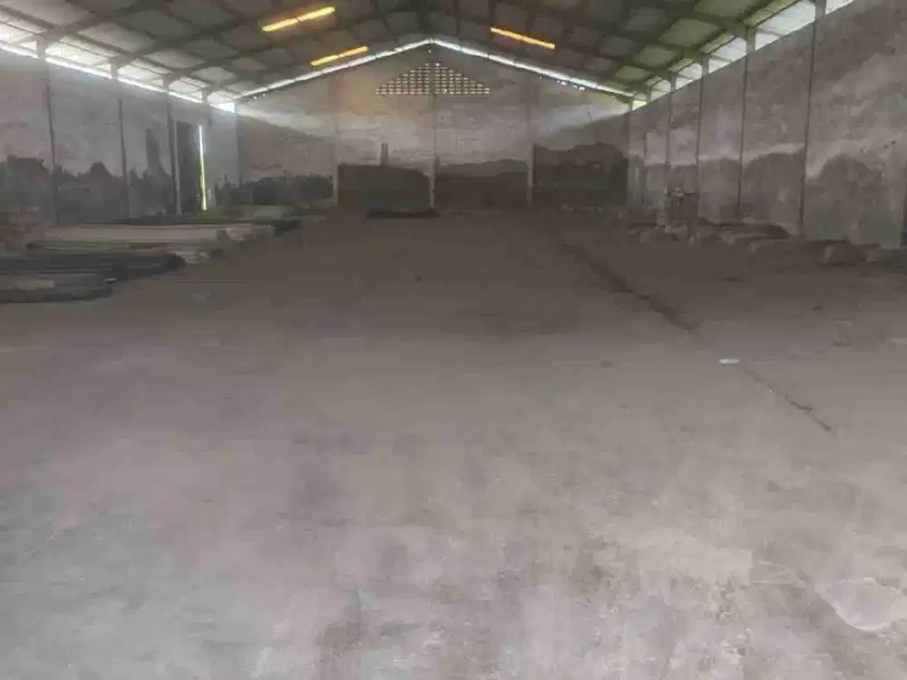 Disewakan Gudang Tambak Langon 1250 m2 Akses Kontainer 40 ft