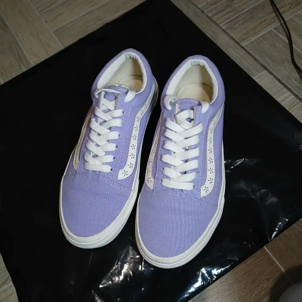 VANS Old Skool Skate ‘Lilac’ / Lavender–White | Size 37.5
