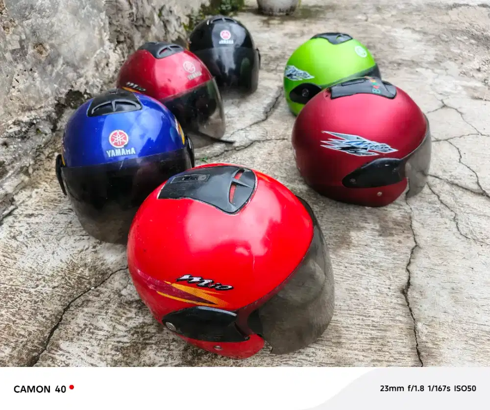 HELM JADUL HONDA YAMAHA MIO SPORTY SMILE