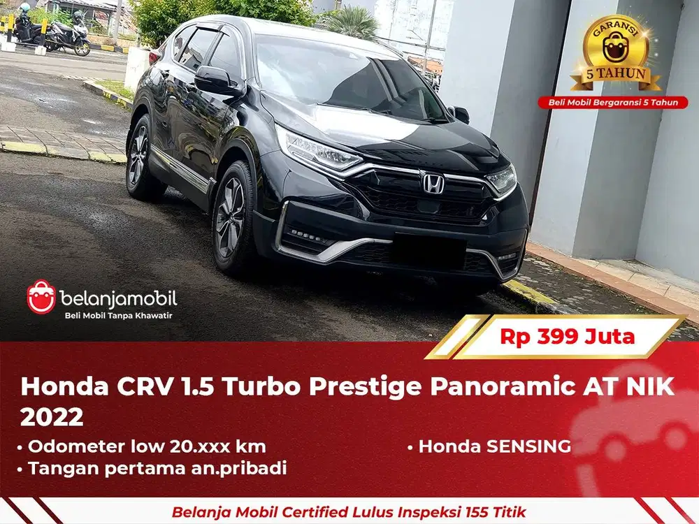 [GARANSI 5TH] Honda CRV CR-V CR V 1.5 Turbo Prestige Sensing 2022/2023