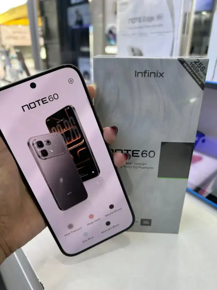 Infinix Note 60 8/256 New||Promo Harga Termurah