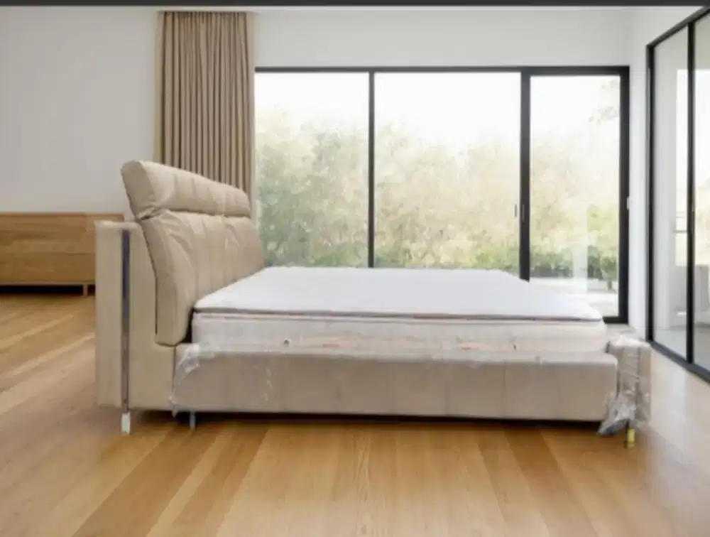 Springbed Lady Americana set bedframe mewah headrest reclining uk 200