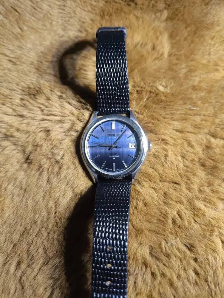 King Seiko 5625-7120 Black Dial automatic