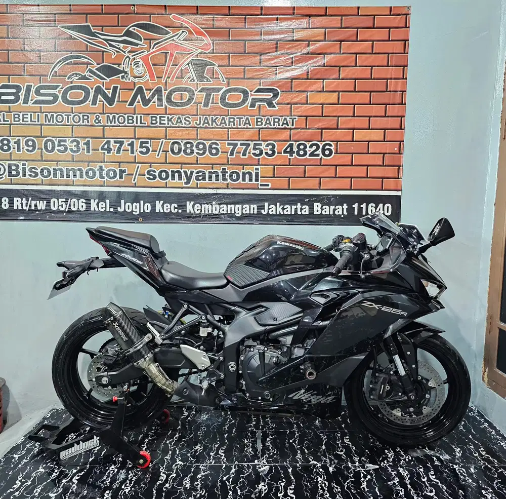 MEWAH KM 3RB! KAWASAKI NEW ZX25R NON ABS 4 SYLINDER TAHUN 2023 HITAM